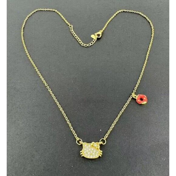🔥Hello Kitty Pendant Necklace Cartoon Jewelry BNWT🔥 - Picture 4 of 4